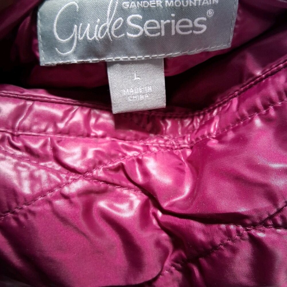 Gander Mountain Guide Series Vest Large Lilac Rose Reversible Quilted Reversible - Picture 5 of 15
